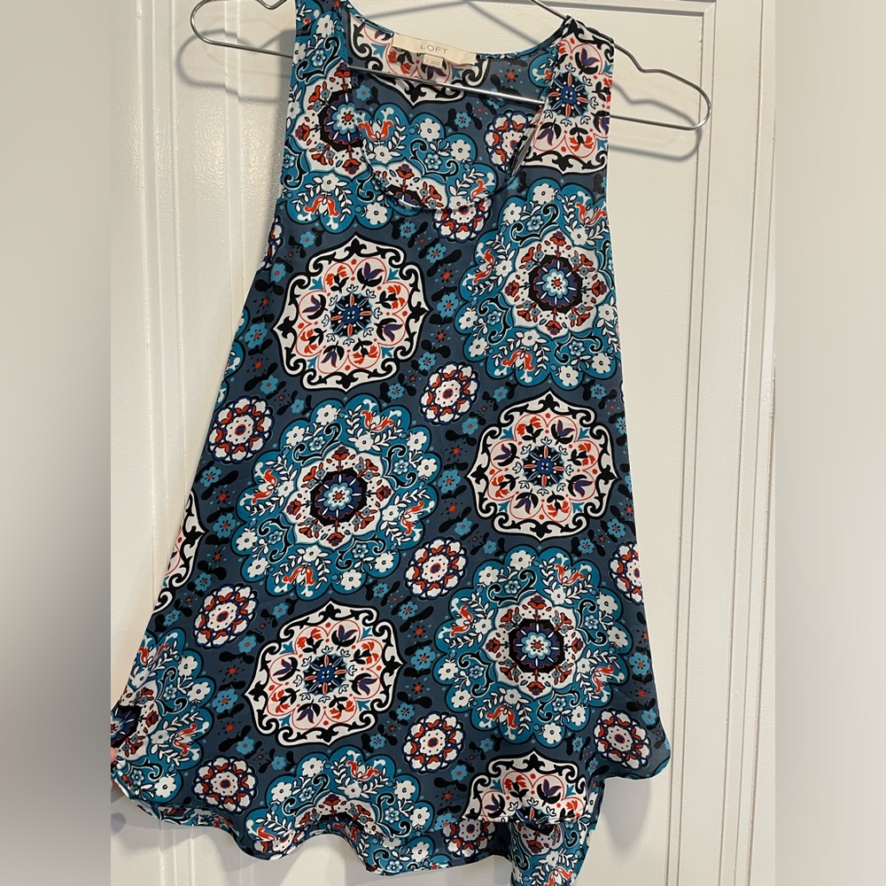 Like New - Racerback Boho Tank - Loft - Size S